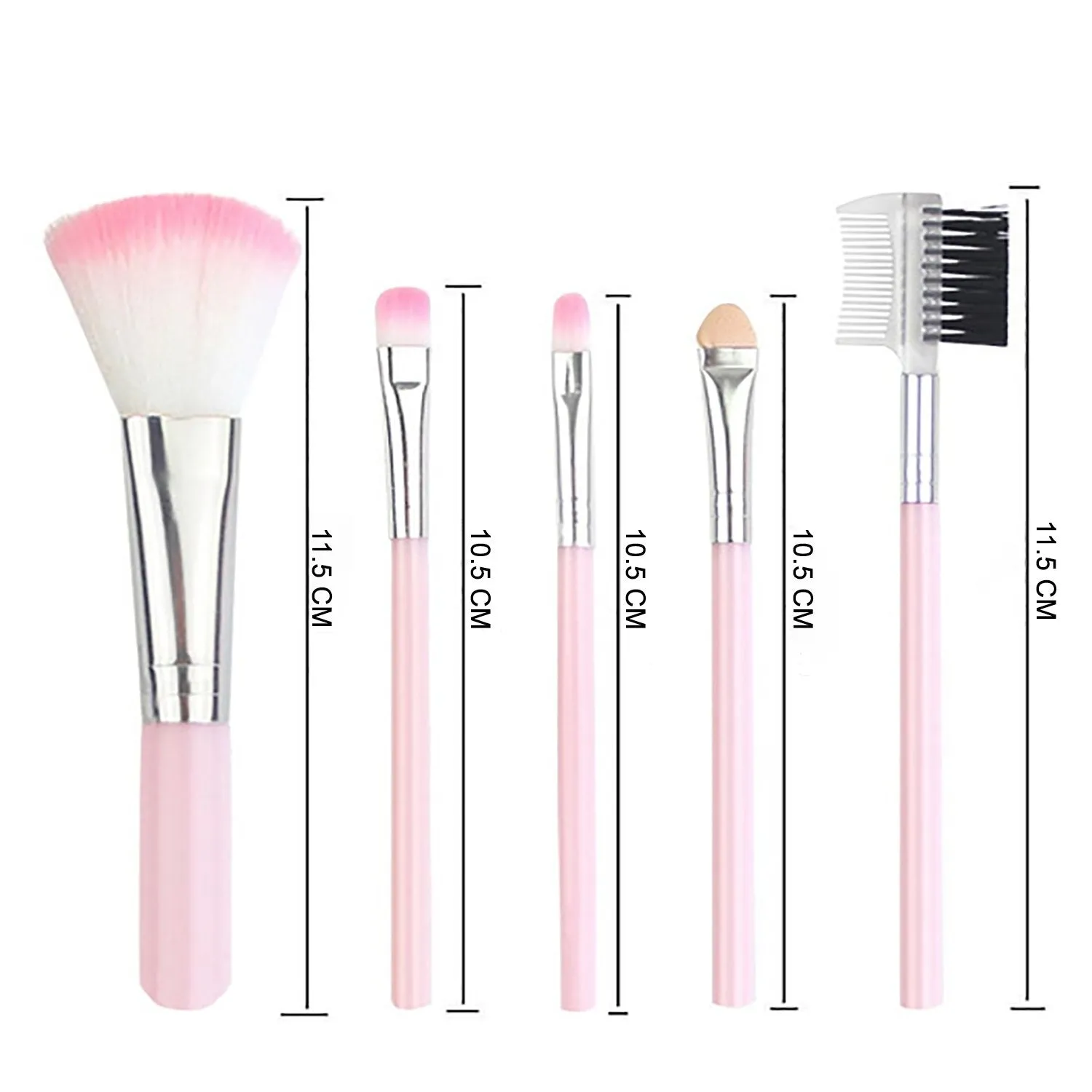 1440 Makeup Brushes Kit (Pack of 5)