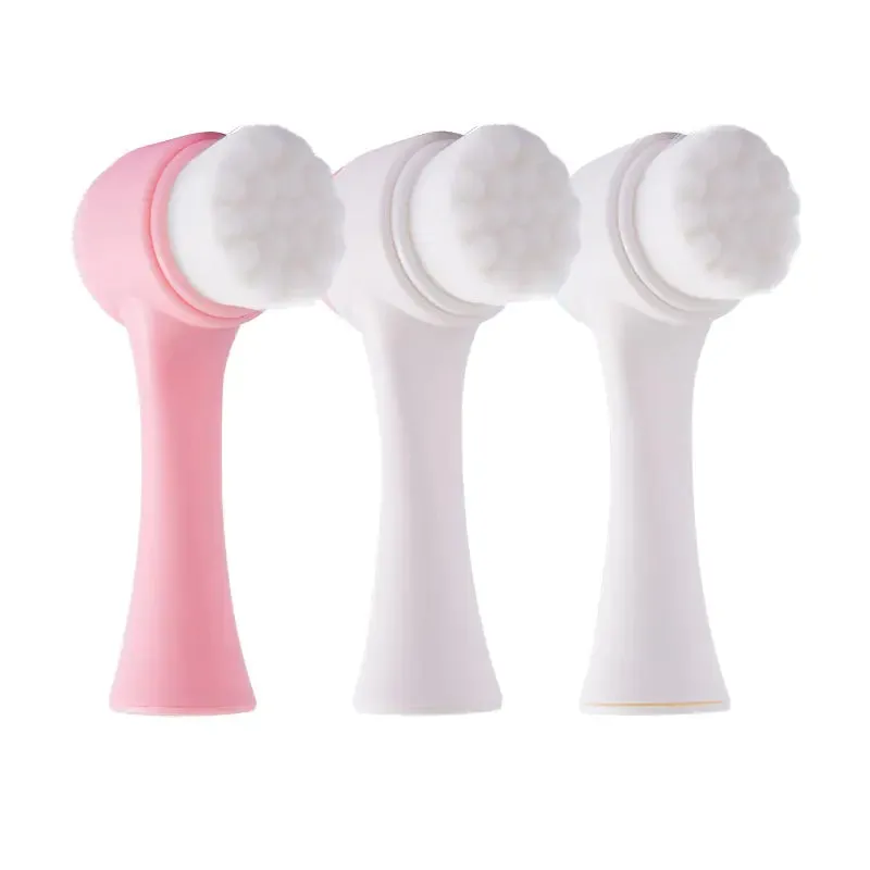 2-in-1 Facial Cleansing Brush - Deep Clean & Exfoliate for Radiant Skin