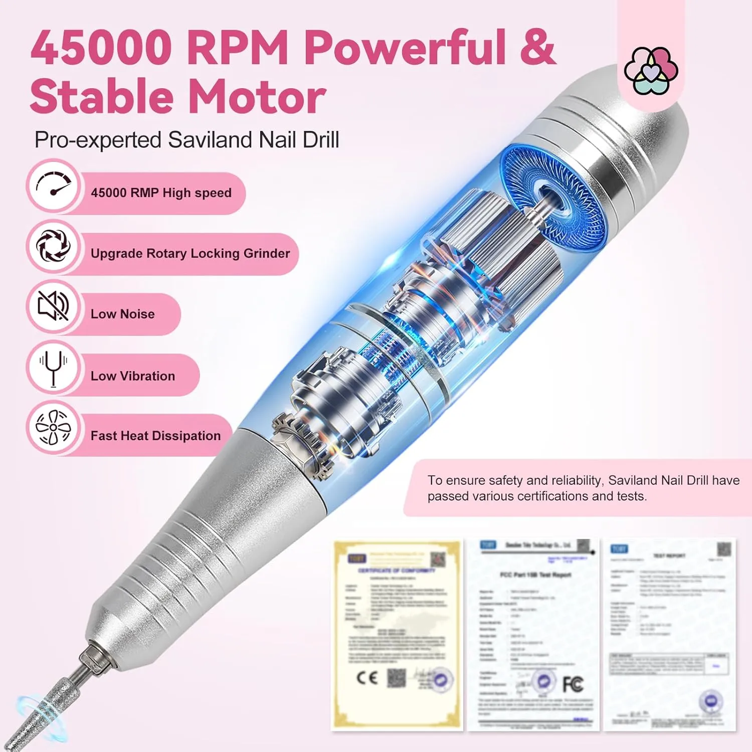 45000RMP Professional Nail Drill