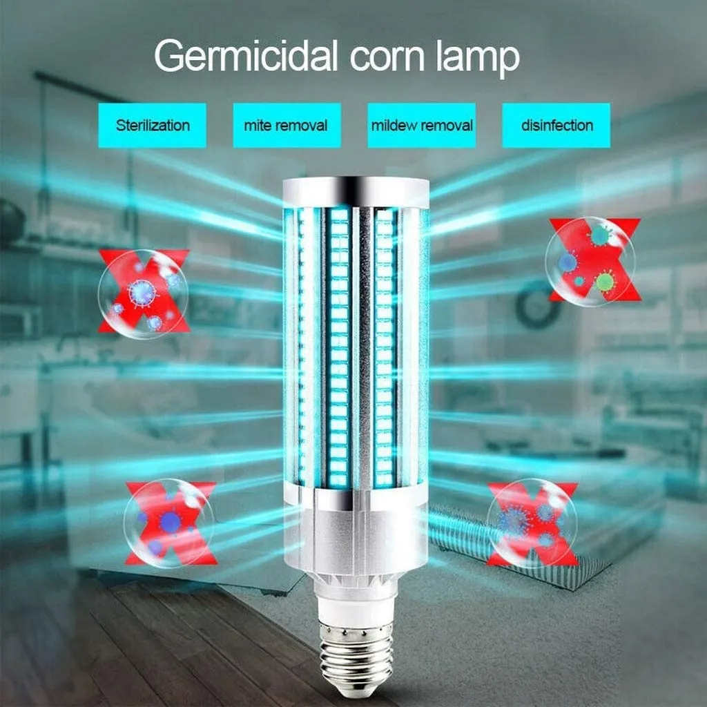 60W E26/E27 UV UVC Ozone Sterilizer Corn Light Bulb