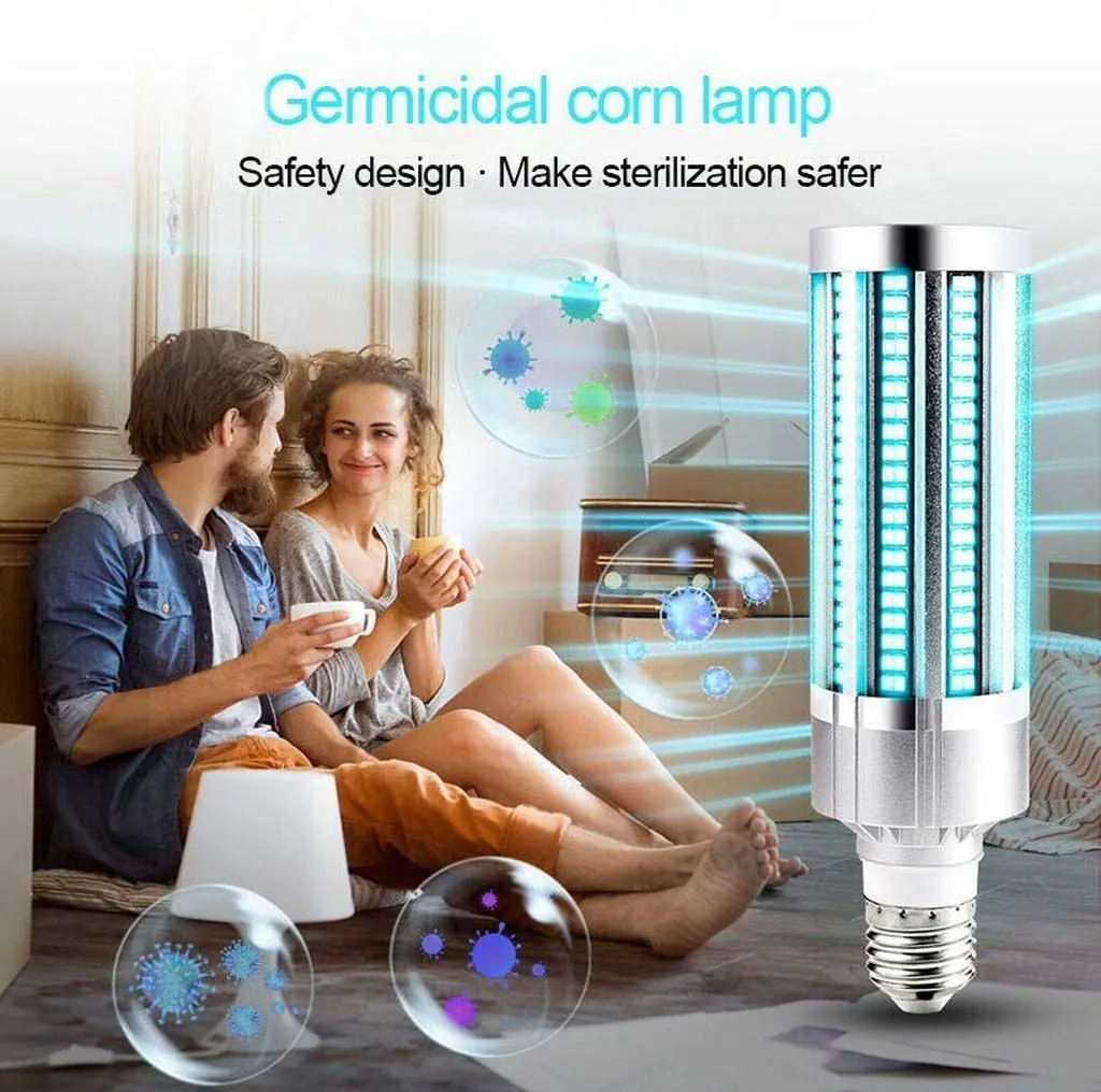 60W E26/E27 UV UVC Ozone Sterilizer Corn Light Bulb