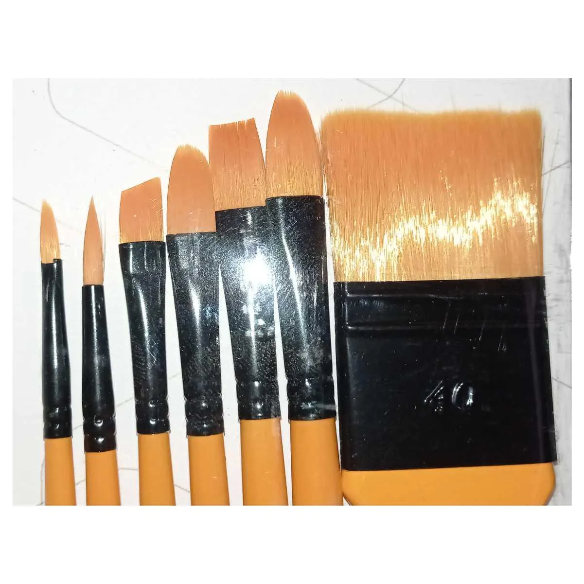 7 Pcs- Original High Quality Keep Smiling Multi Tip Brushes Set