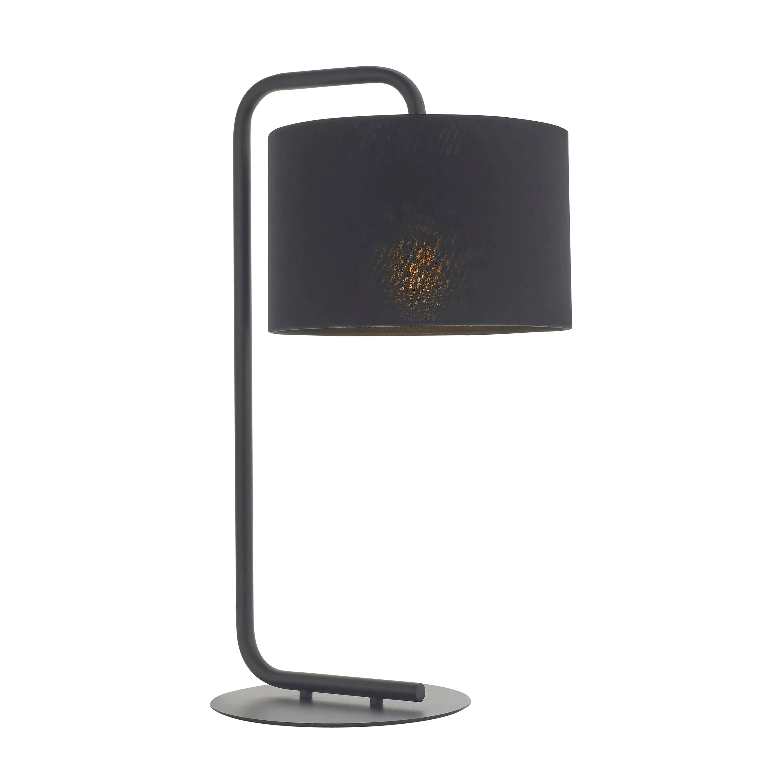 Amos Hybrid Table Lamp Satin Black