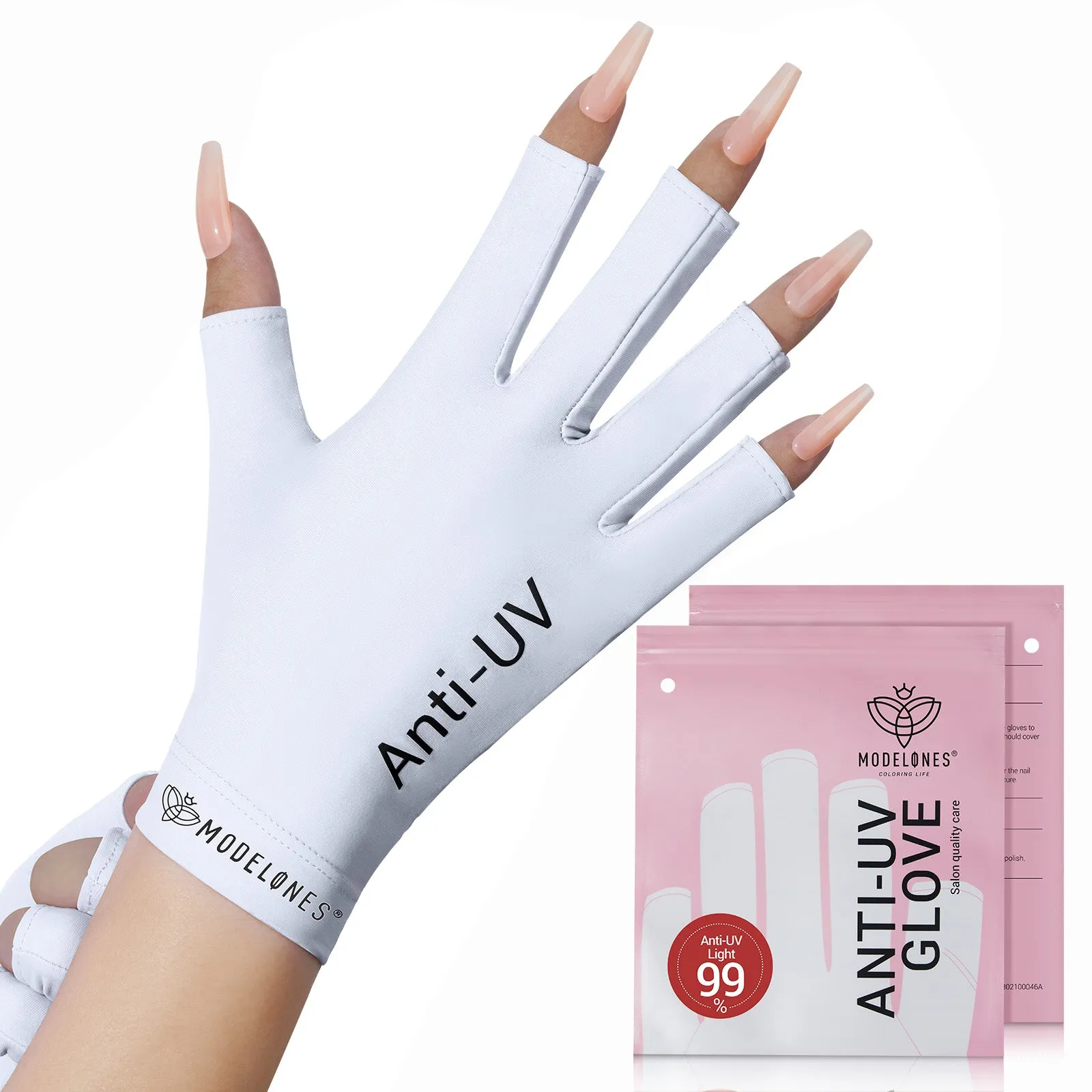 Anti-UV light Glove For Nails  Salon Professional UPF 99 