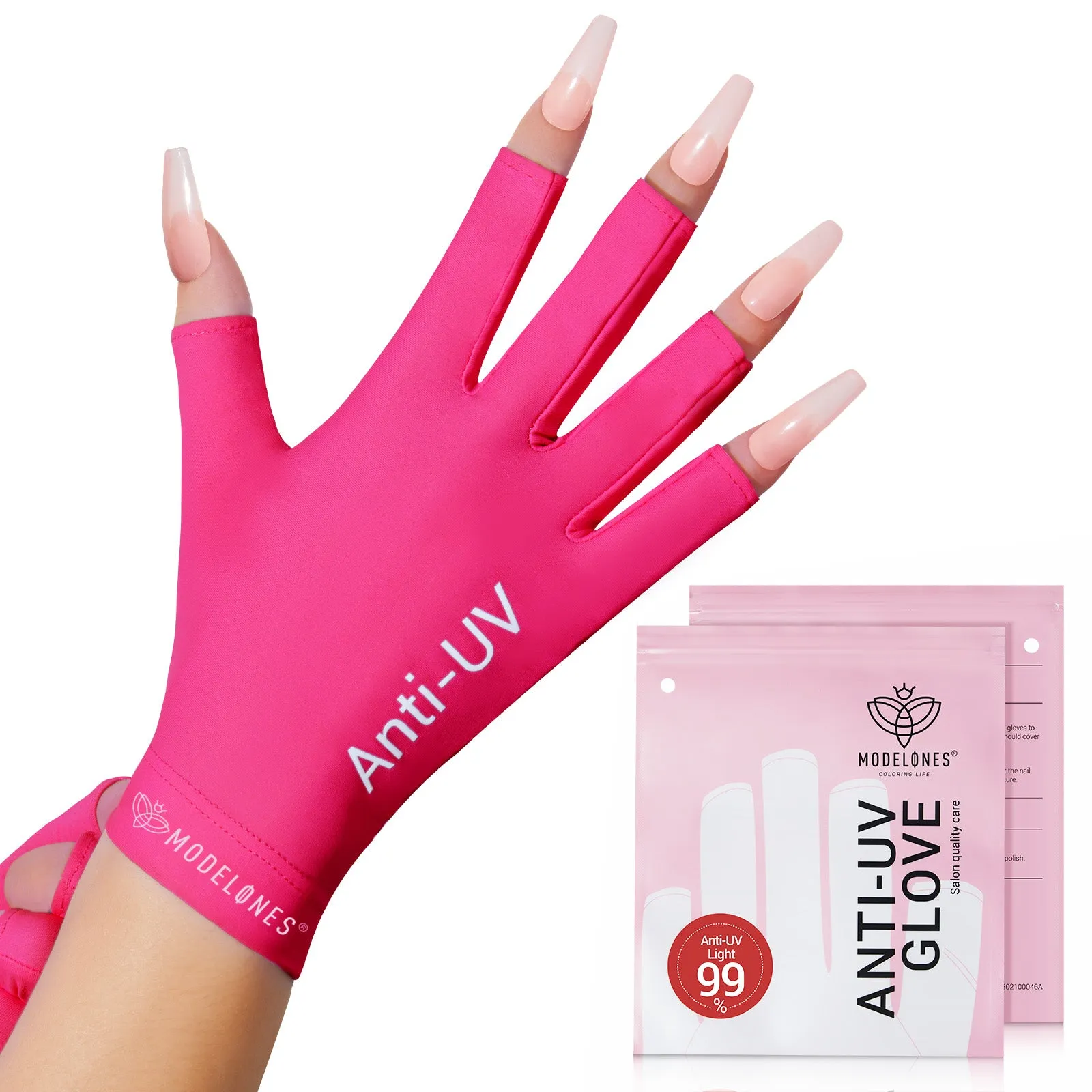 Anti-UV light Glove For Nails  Salon Professional UPF 99 