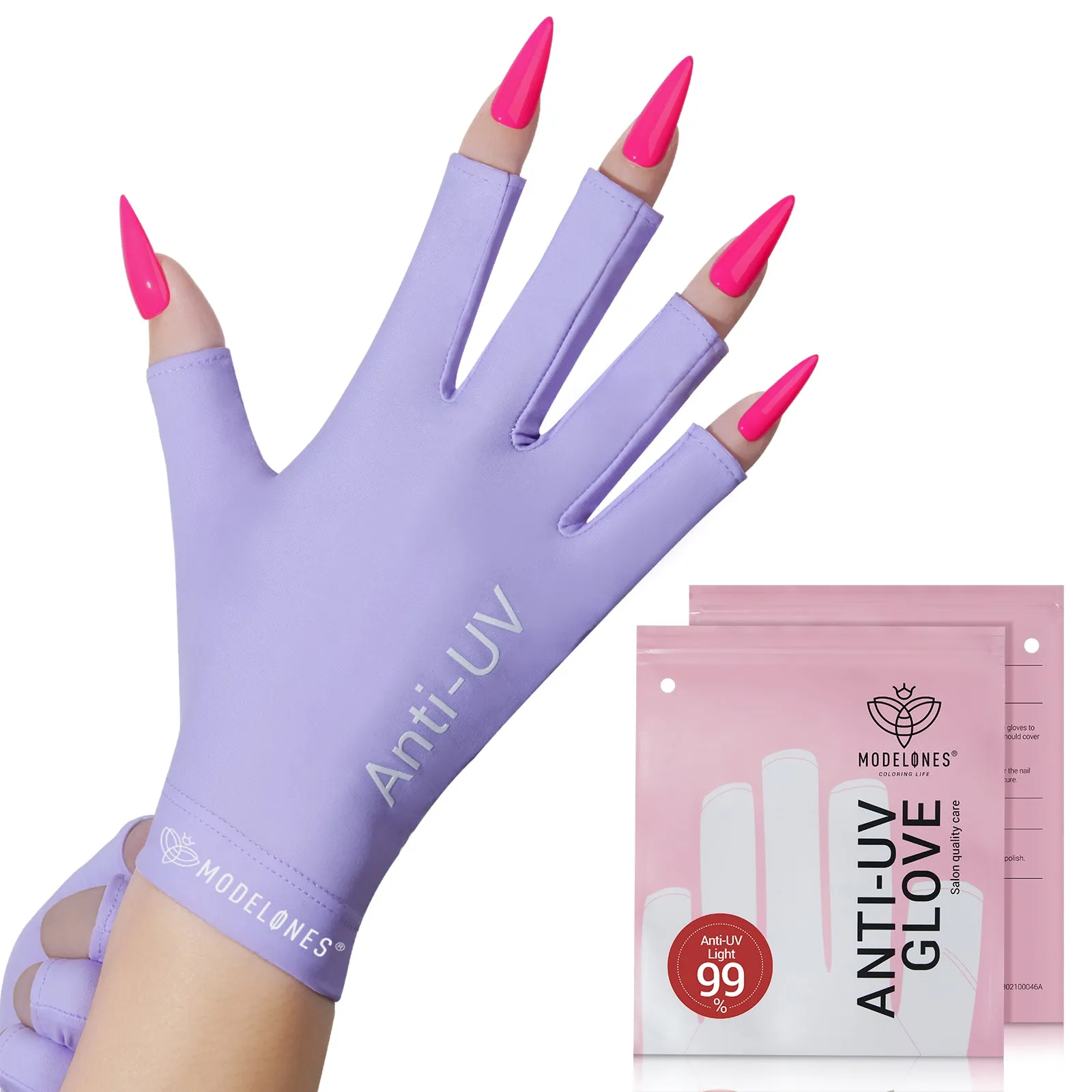 Anti-UV light Glove For Nails  Salon Professional UPF 99 