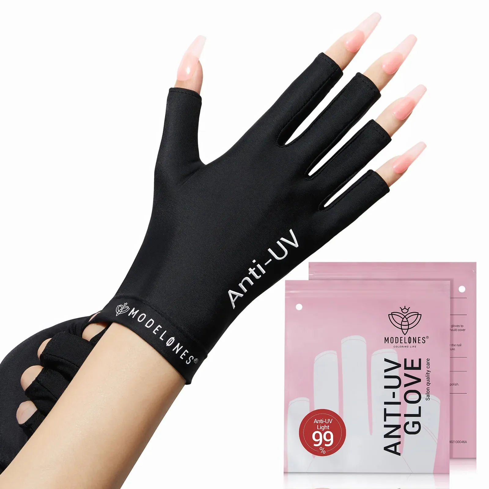 Anti-UV light Glove For Nails  Salon Professional UPF 99 