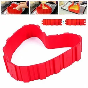 Aohang 4PCS Cake Baking Mould Cake Pan Flexible Silicone Cake Making Mold Bake Snake DIY Cake Dessert Bake ware Mould