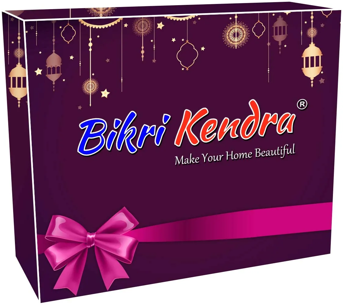 Bikri Kendra - Art BK43, 200 Square Brown 3D Acrylic Mirror Wall Stickers