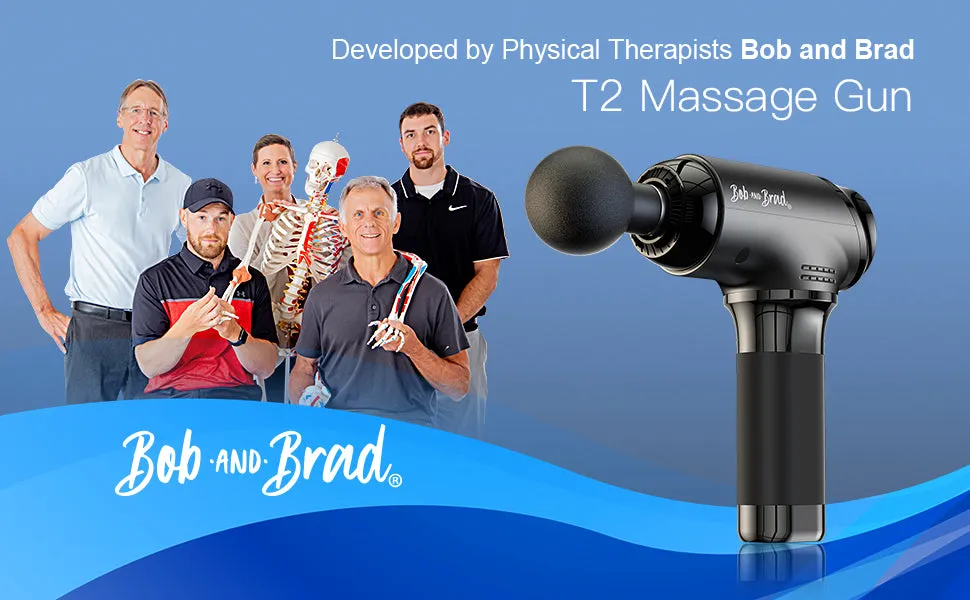 Bob and Brad T2 Massage Gun, Percussion Deep Tissu Muscle Massage Gun (Open box)