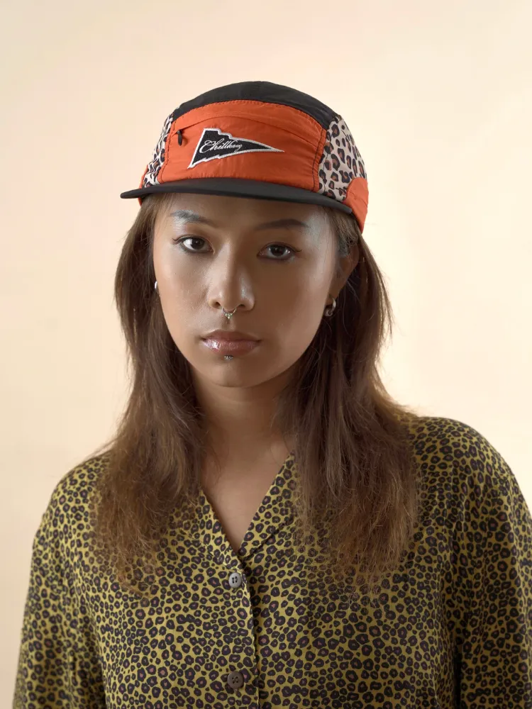 CHILLHANG Retro American Leopard Print Cap