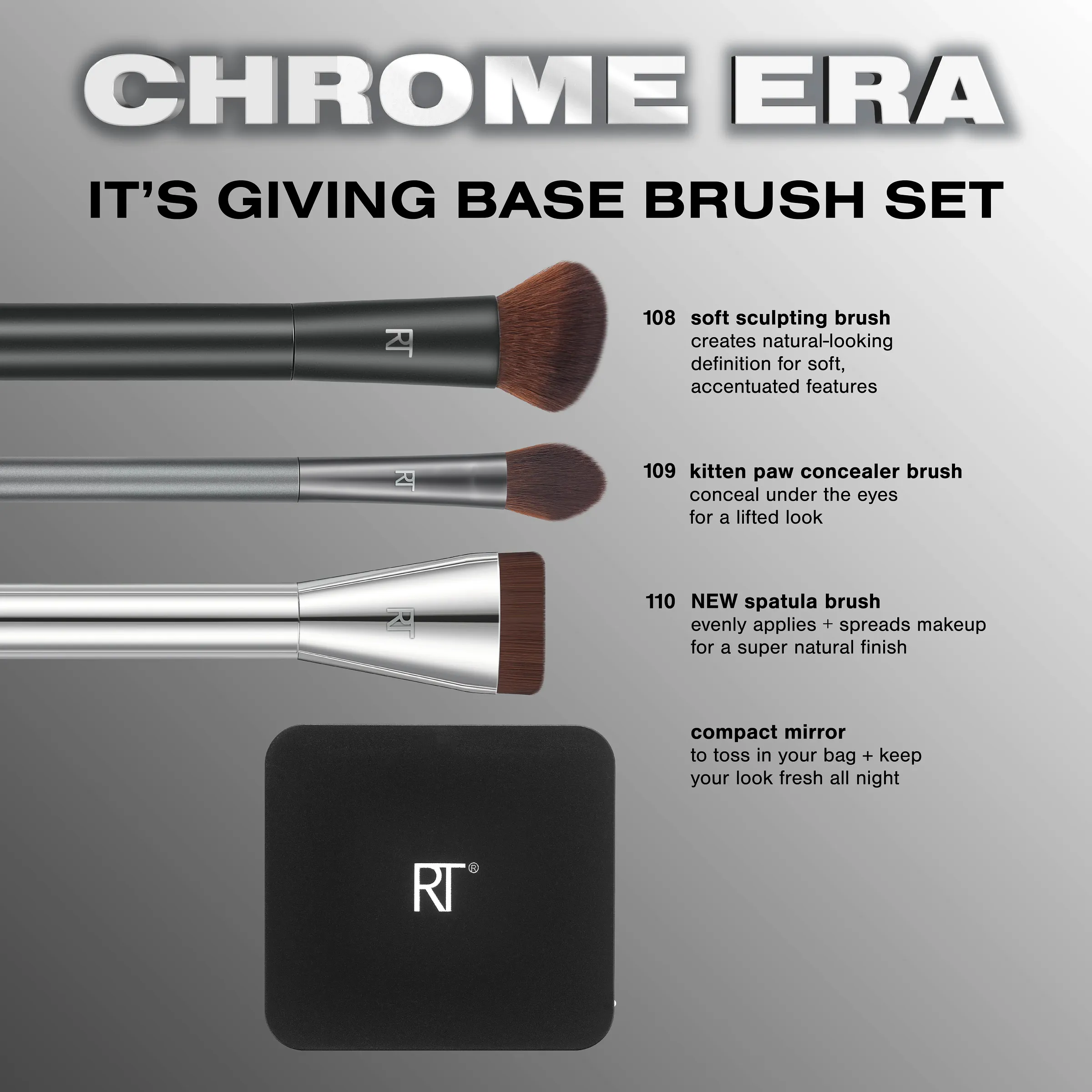 Chrome Era It's Giving Base Brush Set