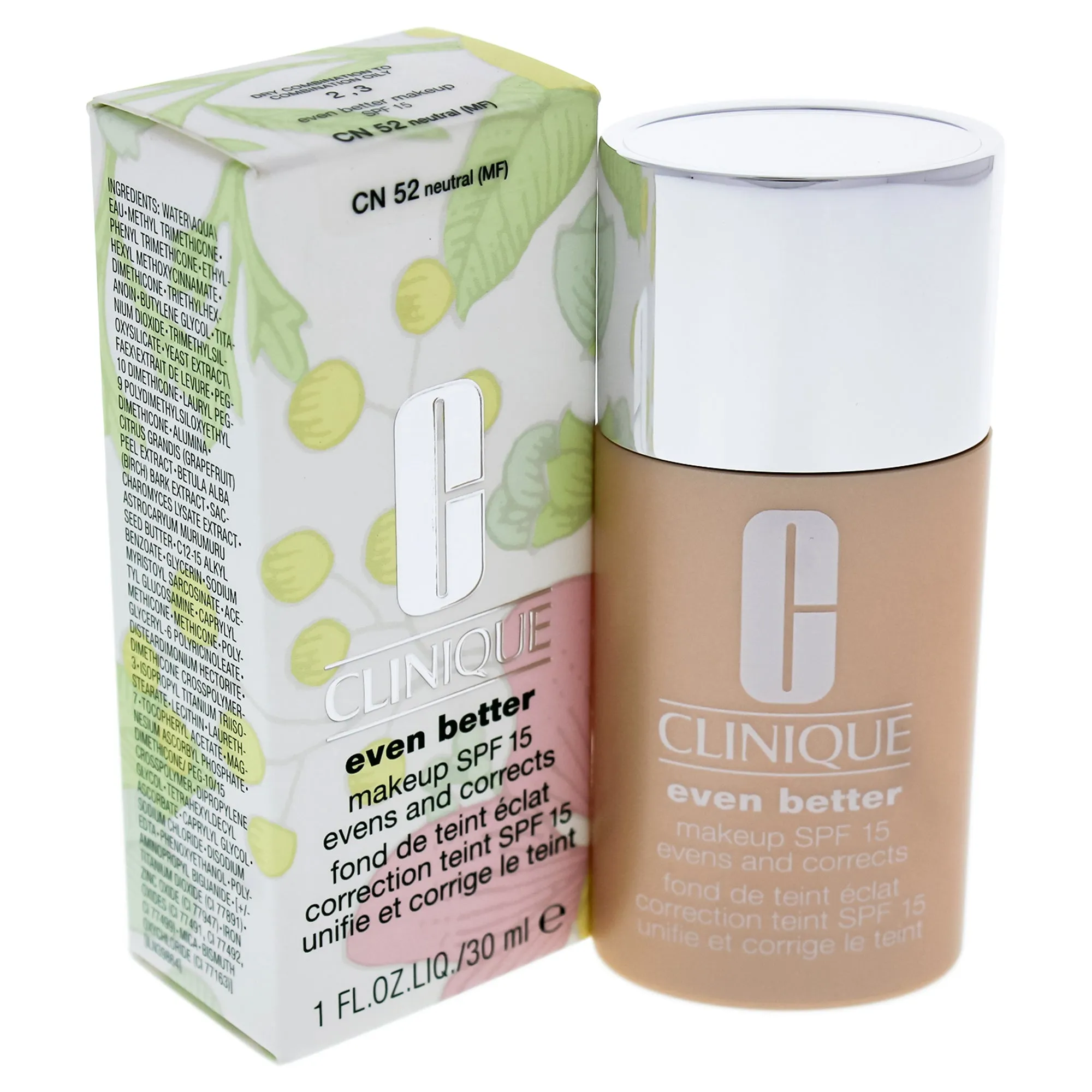 Clinique Even Better Makeup Spf 15 Dry to Combination Oily Skin, Neutral, 1 Ounce