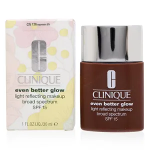 CLINIQUE/EVEN BETTER GLOW LIGHT REFLECTING MAKEUP CN 126 ESPRESSO (D) 1 OZ