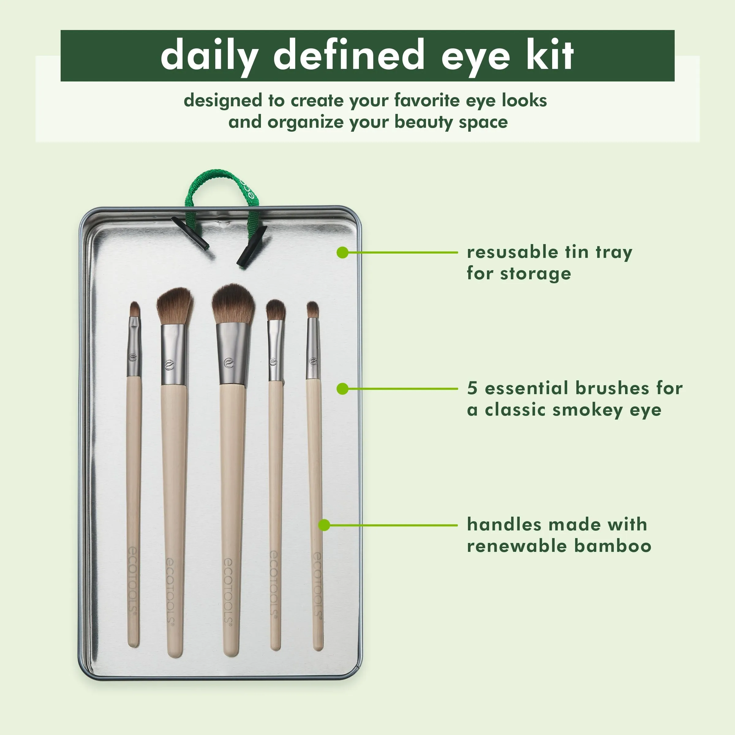 Daily Defined Eye Makeup Brush Kit