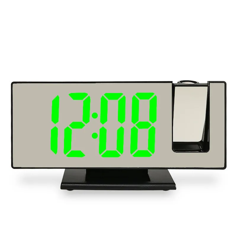 Fashion Simple Multifunctional Mirror Clock Led Projection Alarm Clock Digital Clock