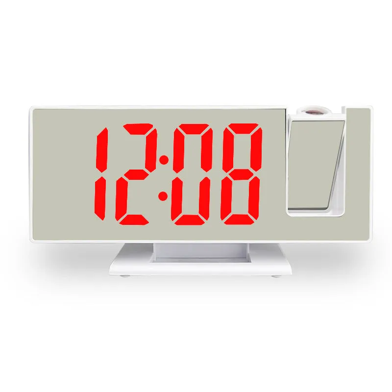 Fashion Simple Multifunctional Mirror Clock Led Projection Alarm Clock Digital Clock