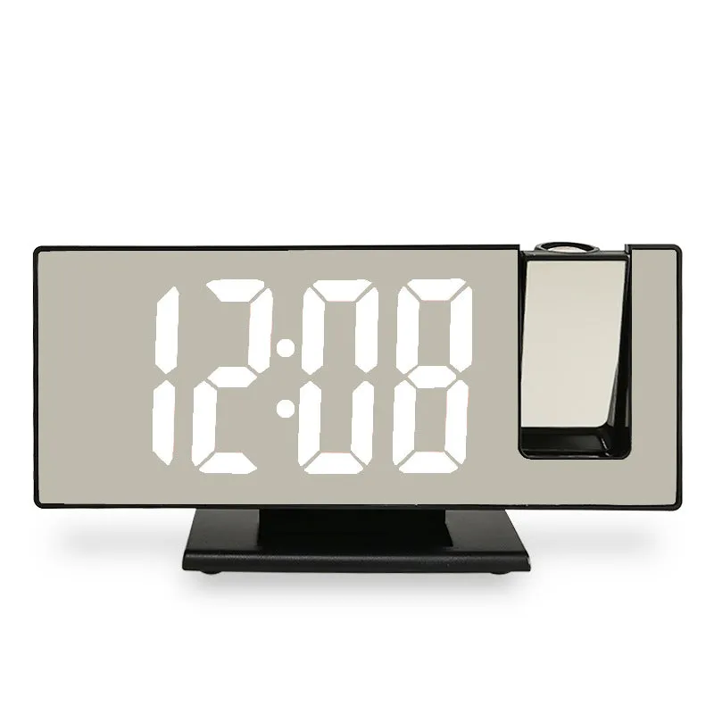 Fashion Simple Multifunctional Mirror Clock Led Projection Alarm Clock Digital Clock