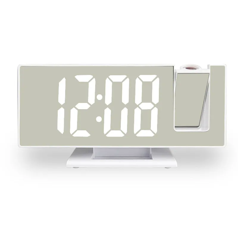 Fashion Simple Multifunctional Mirror Clock Led Projection Alarm Clock Digital Clock