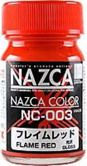 Gaia Notes Nazca Color NC-003 Flame Red Black Lacquer Paint 15ml