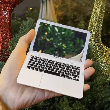 Glassy Laptop Style Mini Mirror