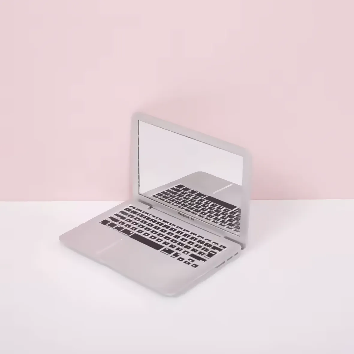 Glassy Laptop Style Mini Mirror