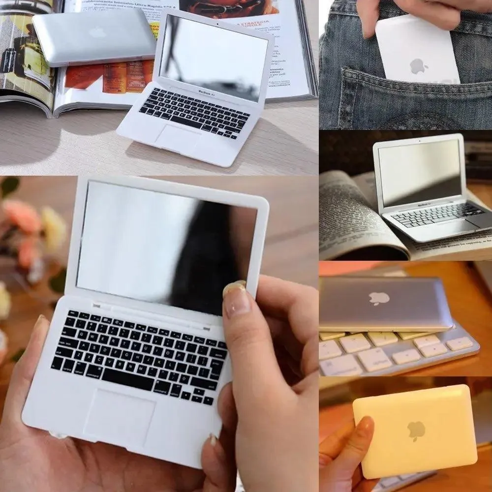 Glassy Laptop Style Mini Mirror