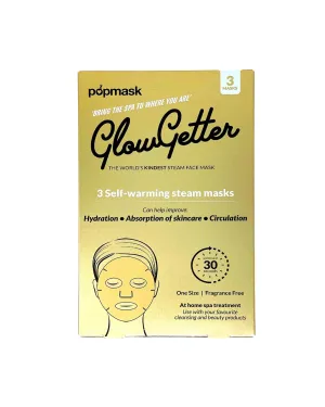 Glow Getter Self-Warming Full Face Steam Masks - Set of 3