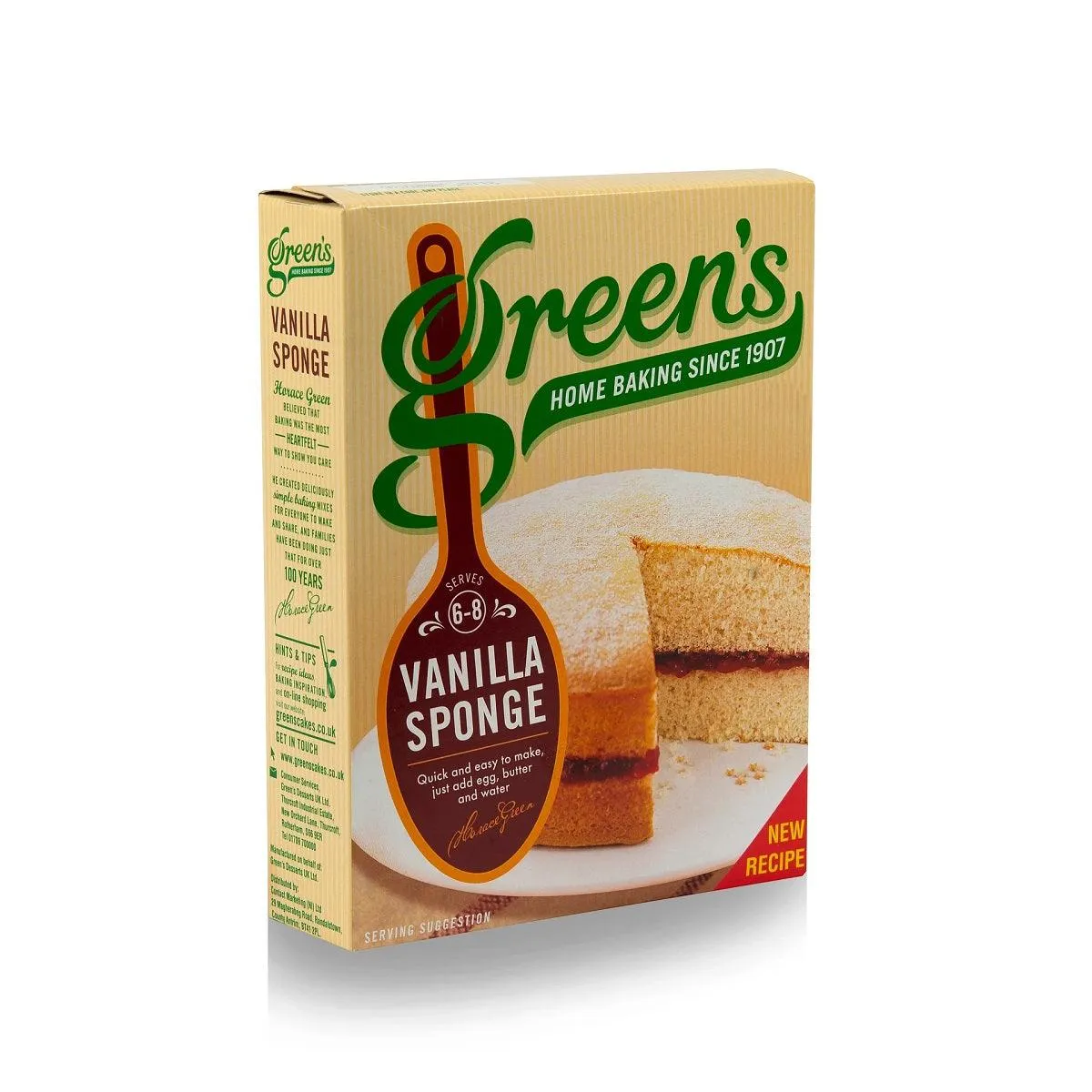 Greens Vanilla Sponge Mix 221g