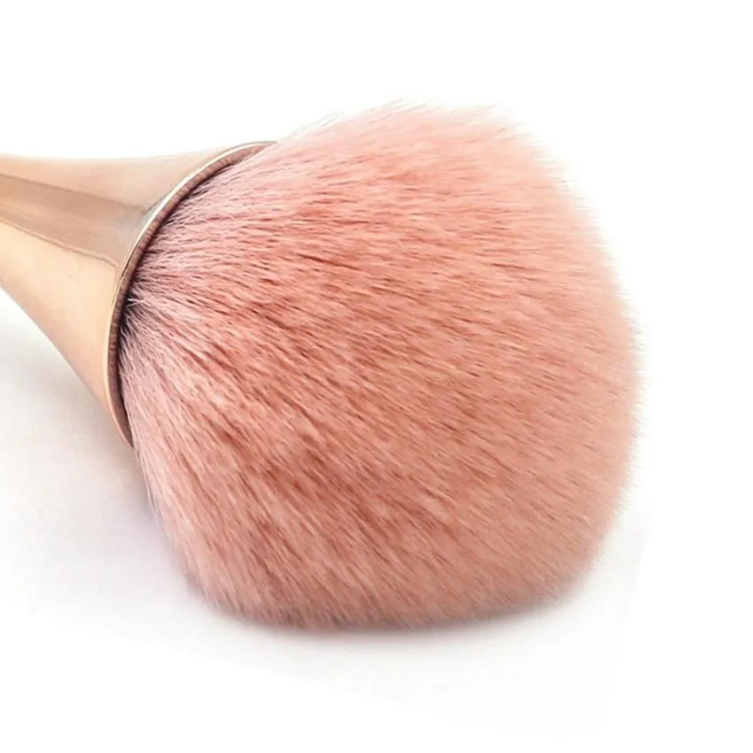 Large Rose Gold Professional Makeup Brush