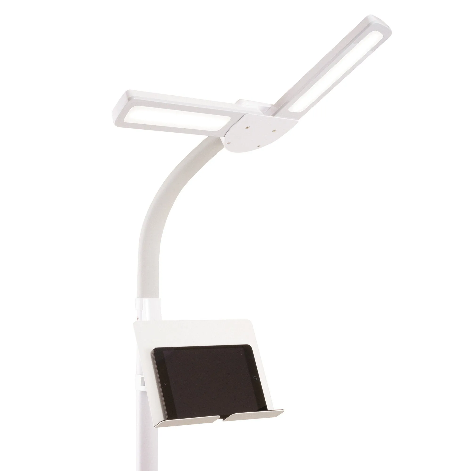 LED Floor Lamp With USB Charging Station