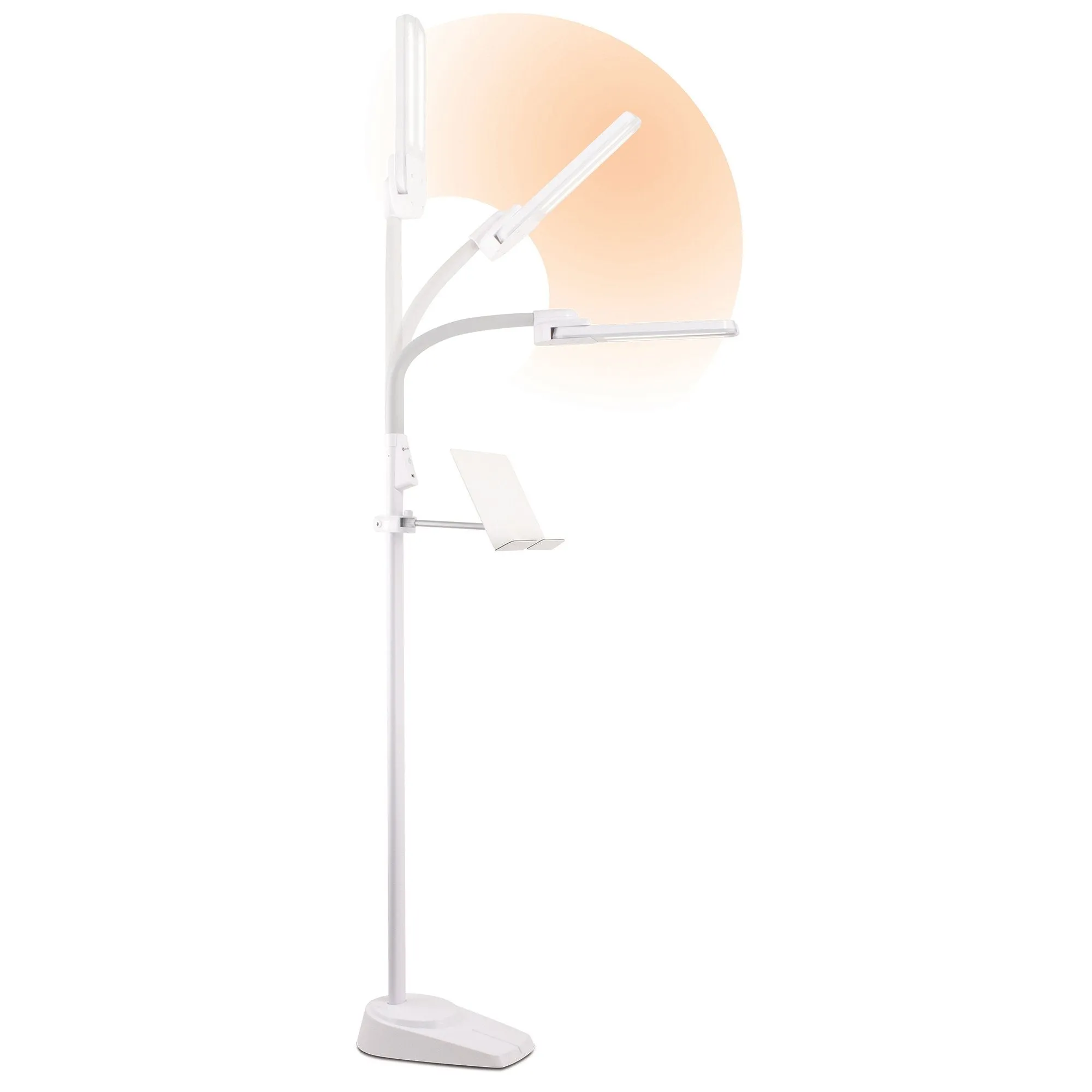 LED Floor Lamp With USB Charging Station