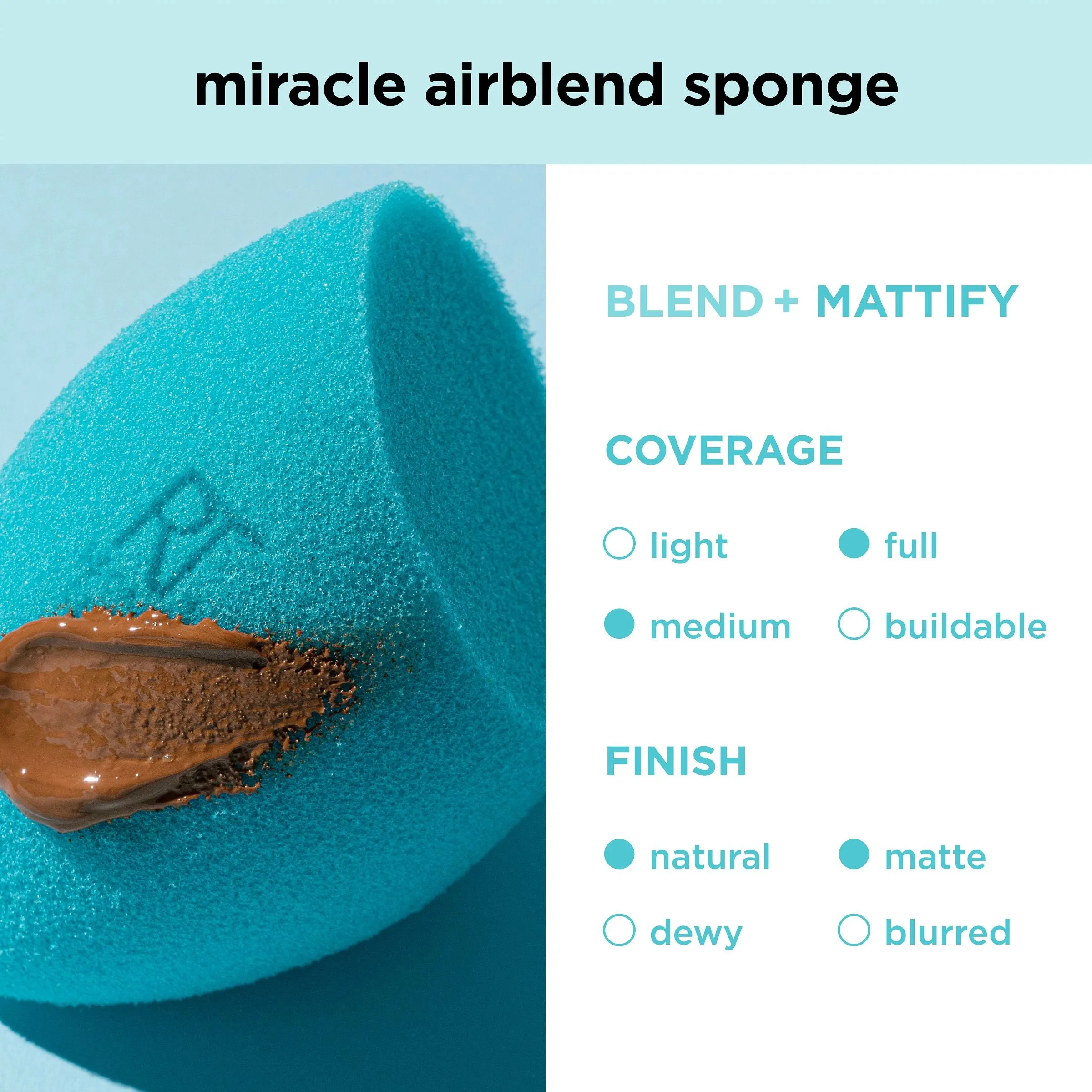 Miracle Airblend Makeup Sponge, 2 Count