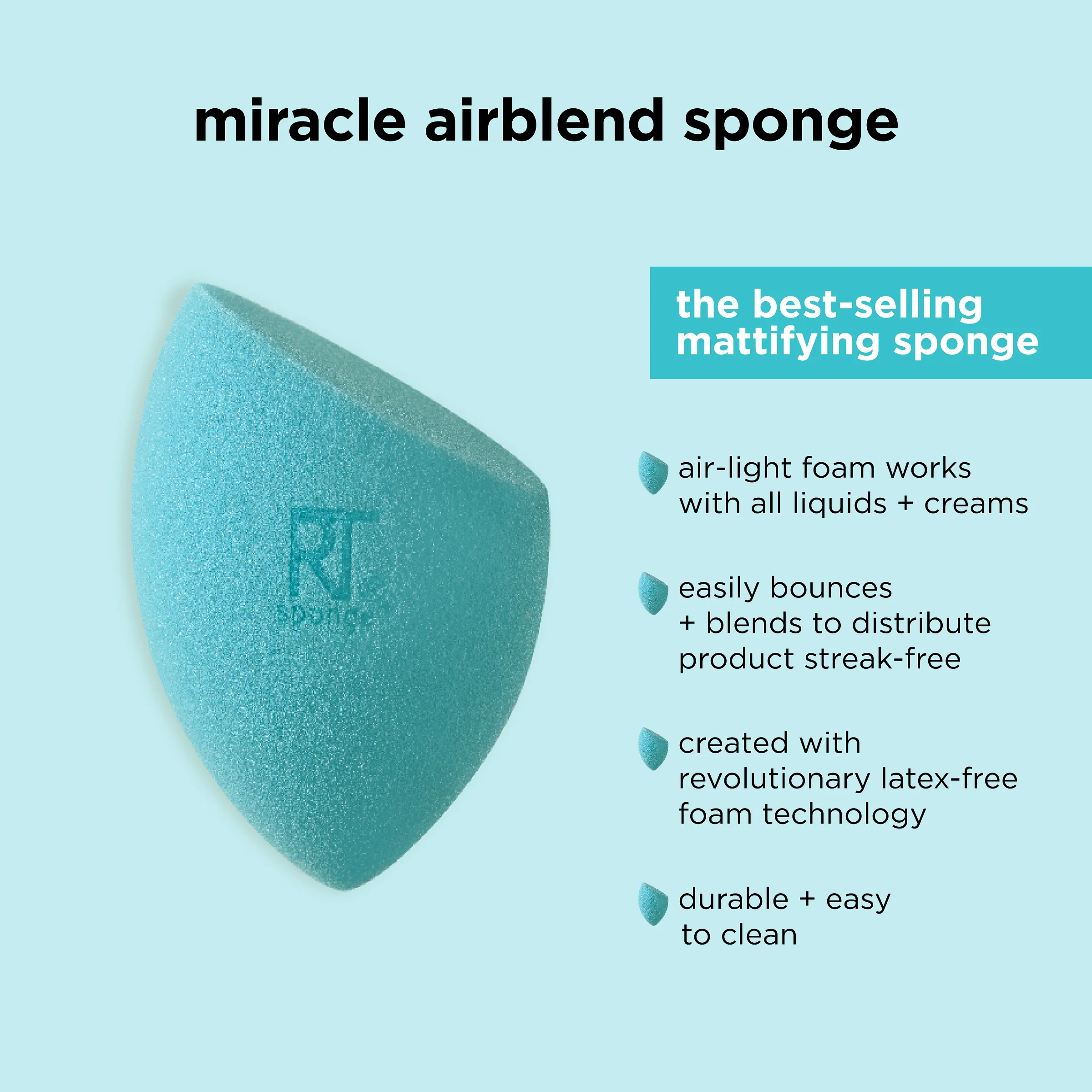 Miracle Airblend Makeup Sponge, 2 Count