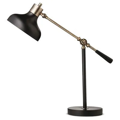 New - Crosby Schoolhouse Desk Lamp Black (Includes LED Light Bulb) - Threshold