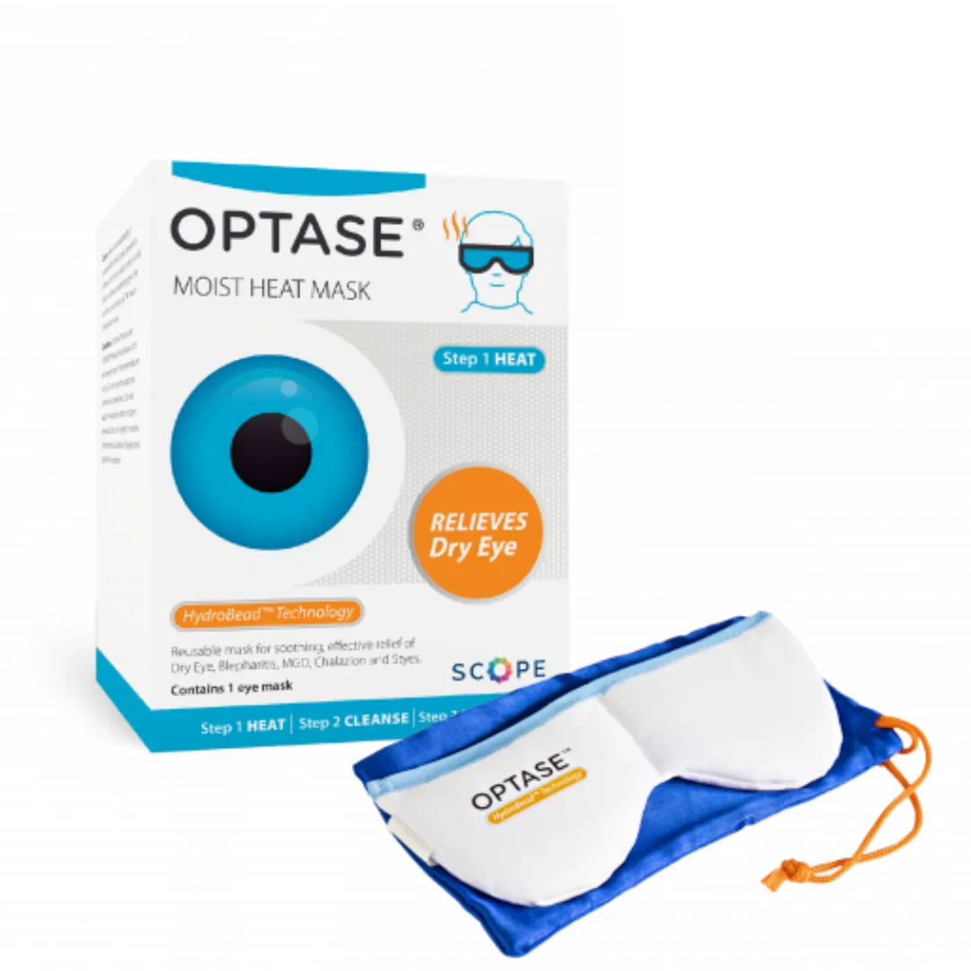 Optase Moist Heat Eye Mask Dry Eye Relief (D)