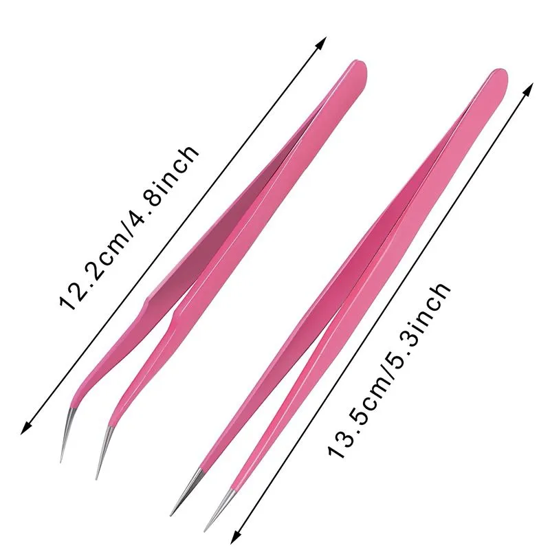 Pink Tweezers Fine Point