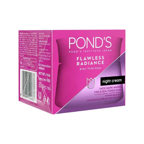 Ponds Flawless Radiance Even Tone Glow Night Cream 50g