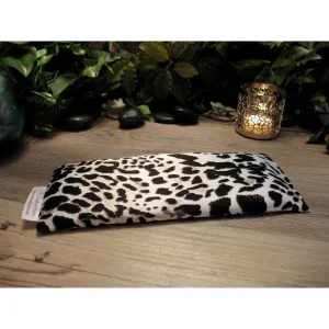 Savasana Eye Pillow Mask Organic Eye Pillow. Leopard Animal Print,