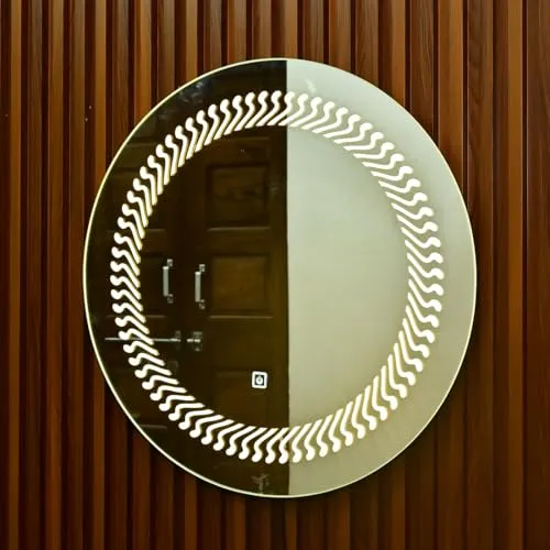 Spark Glass Round LED Sensor Mirror, Living Room, Bathroom, Bedroom, Dining Room