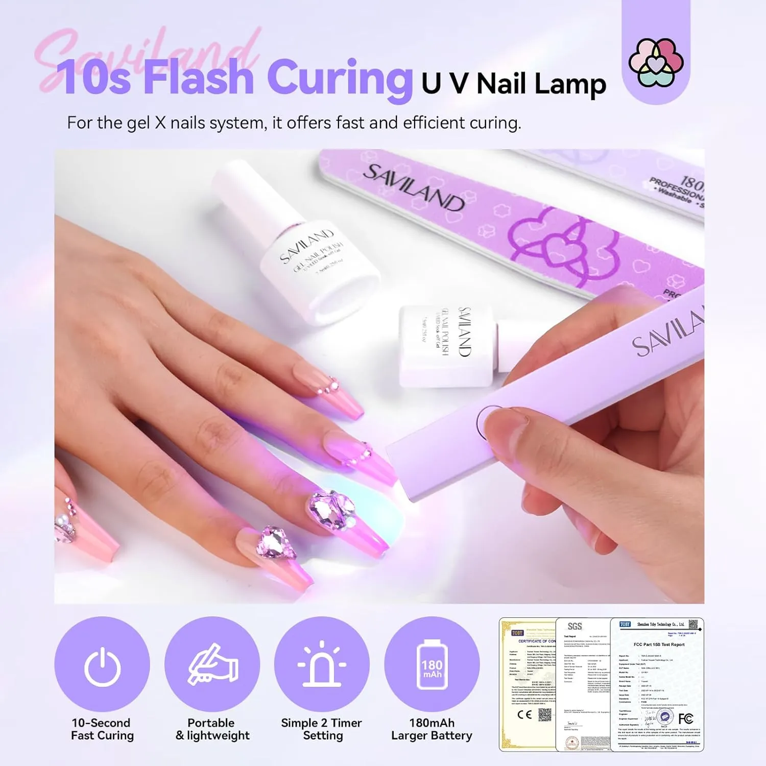 SSProLamp X 3W Handheld UV Light For Nails