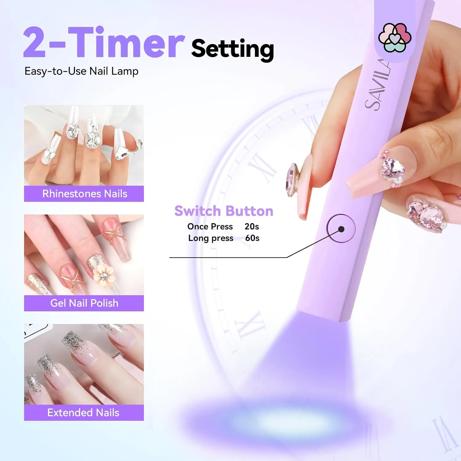 SSProLamp X 3W Handheld UV Light For Nails