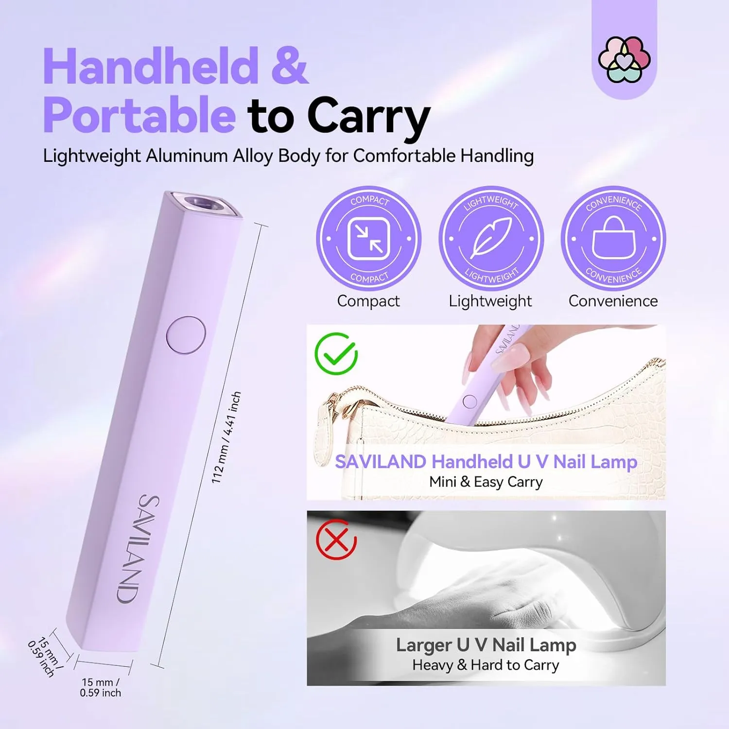 SSProLamp X 3W Handheld UV Light For Nails