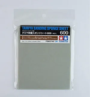 Tamiya 87148 Sanding Sponge 600 Sheet TAM87148