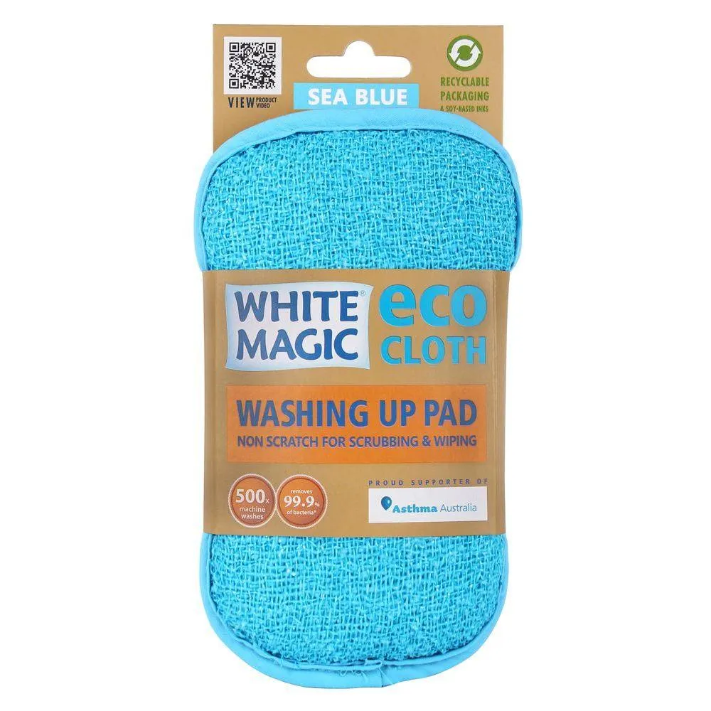 White Magic Eco Dish Washing Sponge Sea Blue